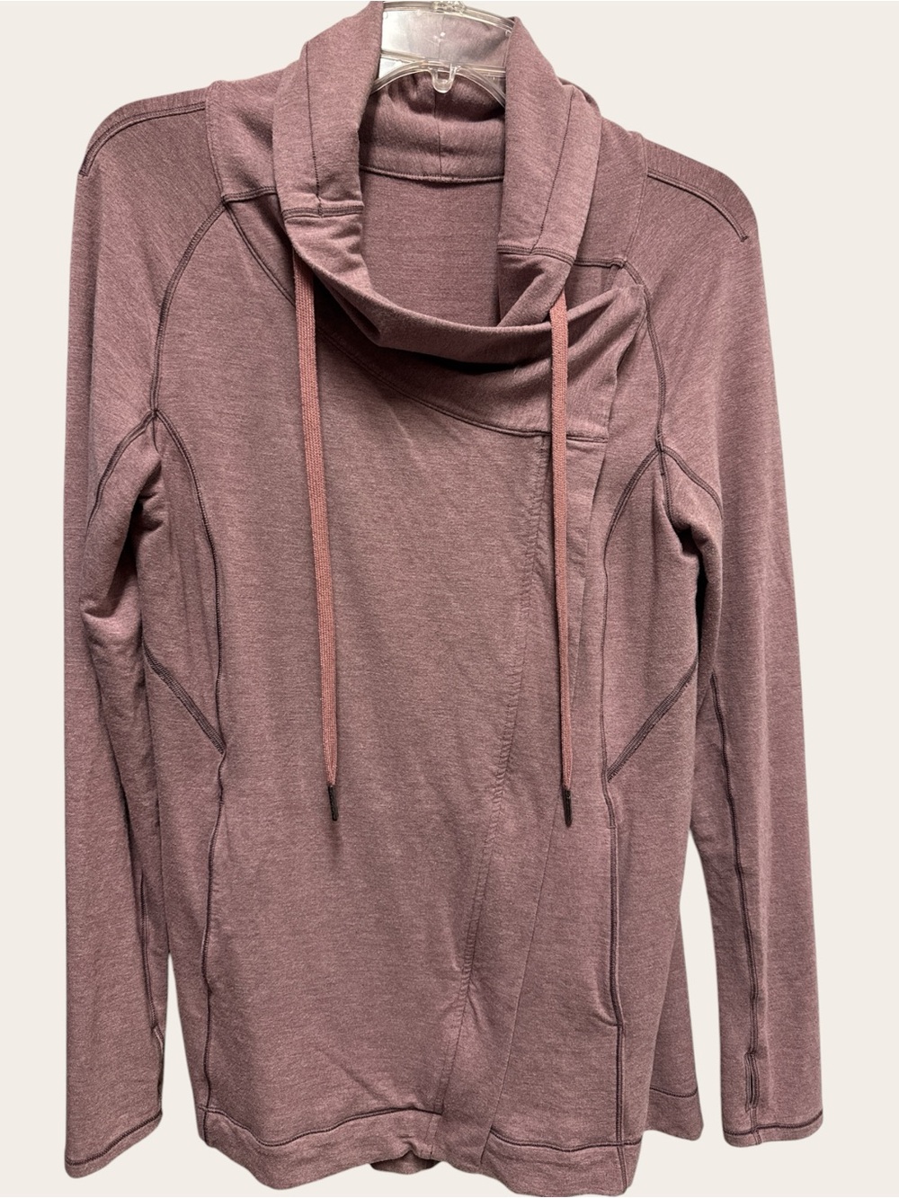 Lululemon Funnel Neck Zippered Jacket Dusty Mauve SZ 8